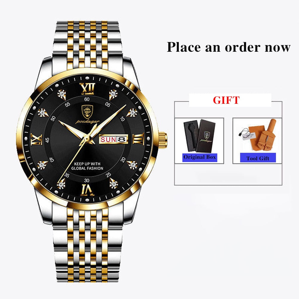 Men's Stainless Steel Top Quailty Luxury Watches