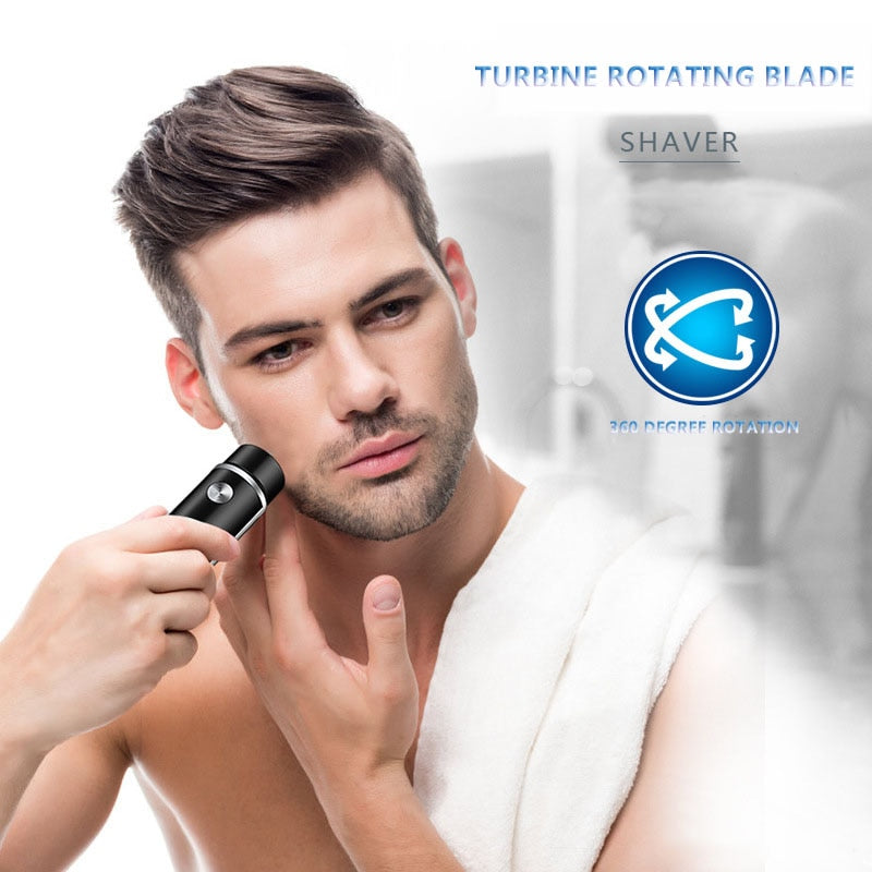Men's Mini Electric Portable Facial Razor