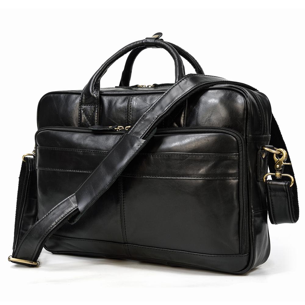 Men's Genuine Leather Briefcase/Laptop Carrier