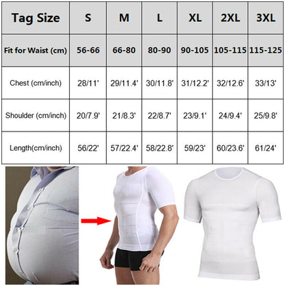 Classic Men's Body SlimmingT-Shirt