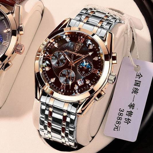 Men's Waterproof Luxury Quartz Wristwatch