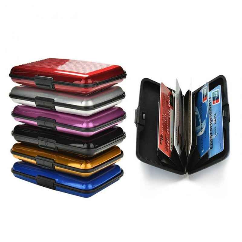 Aluminum Anti-RFID protection Credit Card and ID Holder