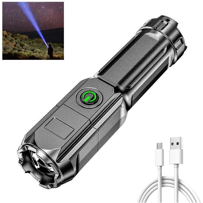 Rechargeable  Led Luminous Flashlight