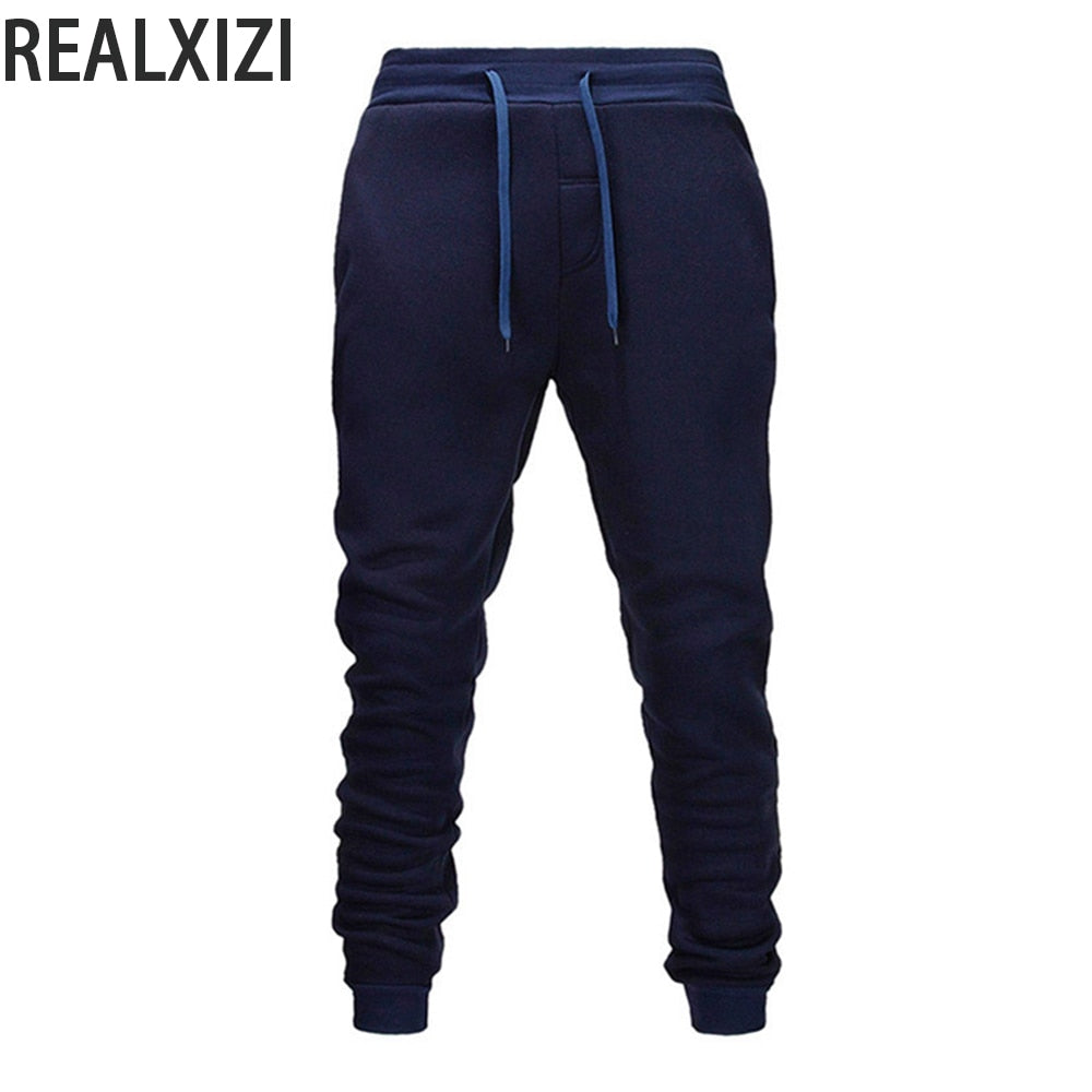 Men's Breathable Fleece Sweat Pants