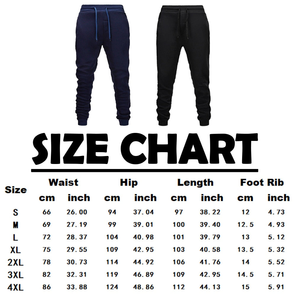 Men's Breathable Fleece Sweat Pants
