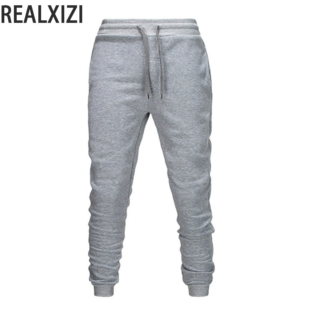 Men's Breathable Fleece Sweat Pants