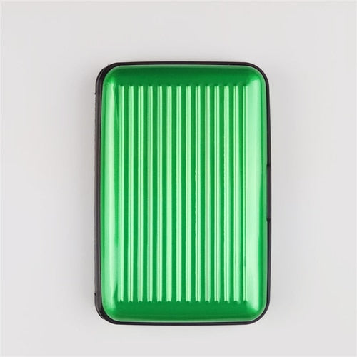 Men's Aluminum Bank Card Holder ~Anti-RFID Scanning Credit Card Holder