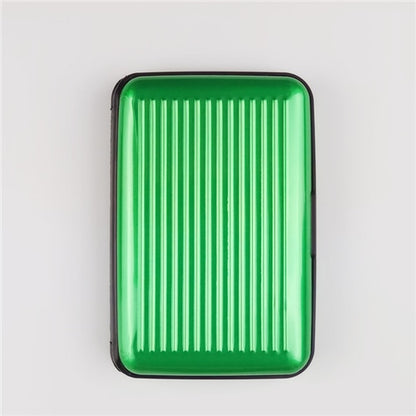 Men's Aluminum Bank Card Holder ~Anti-RFID Scanning Credit Card Holder