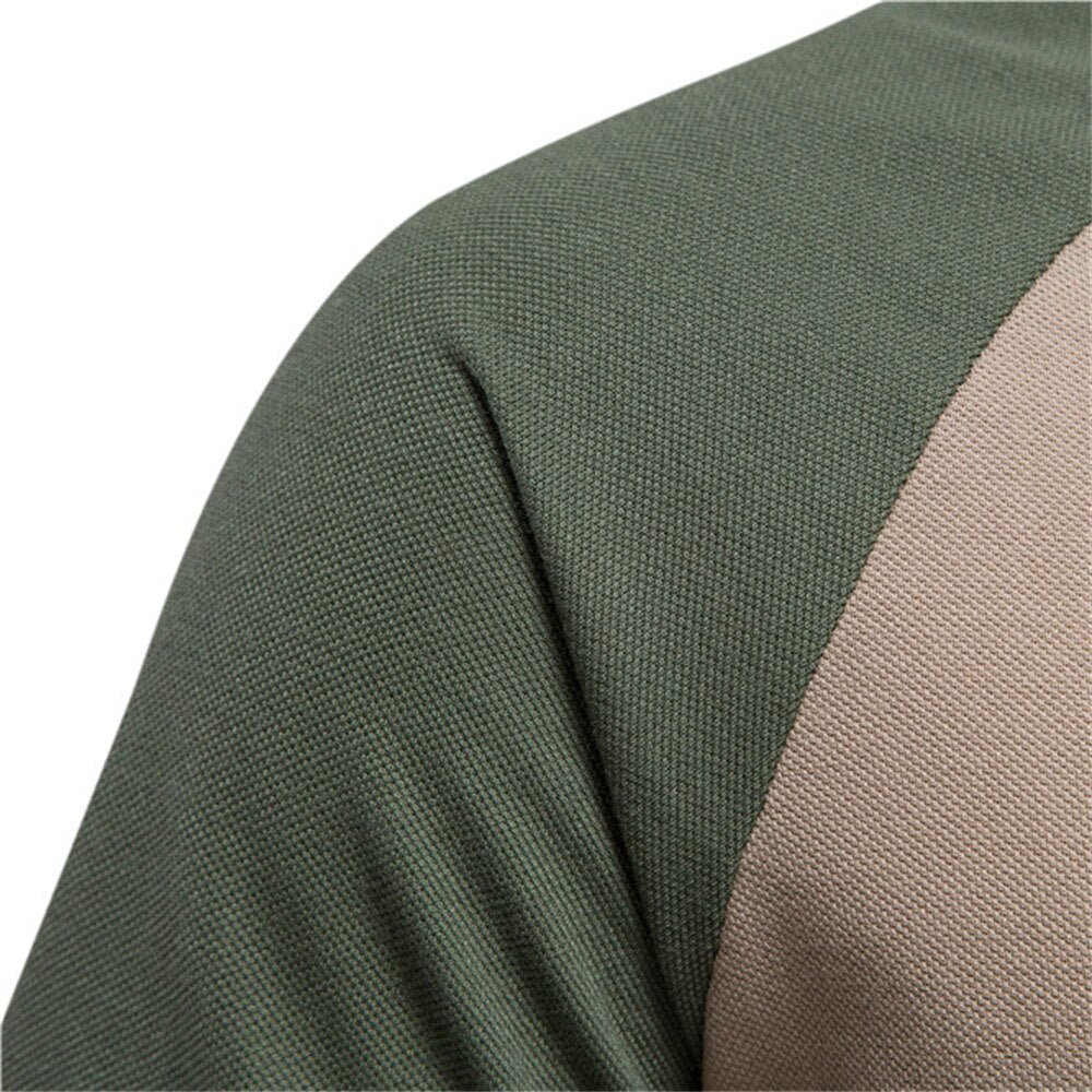 Men's Zipper Front Polo Shirt