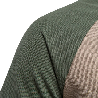 Men's Zipper Front Polo Shirt