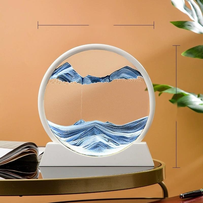 12 Inch Sand Scape Flowing Sand Art