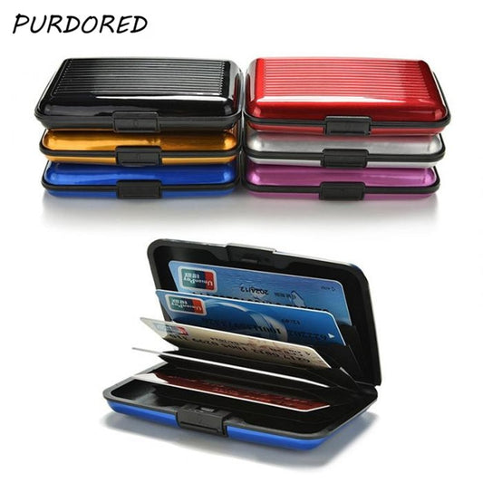 Aluminum Anti-RFID protection Credit Card and ID Holder