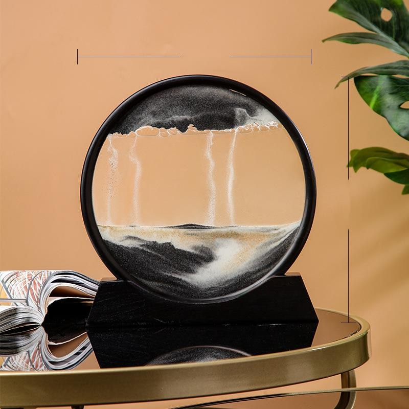 12 Inch Sand Scape Flowing Sand Art