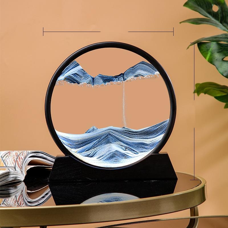 12 Inch Sand Scape Flowing Sand Art